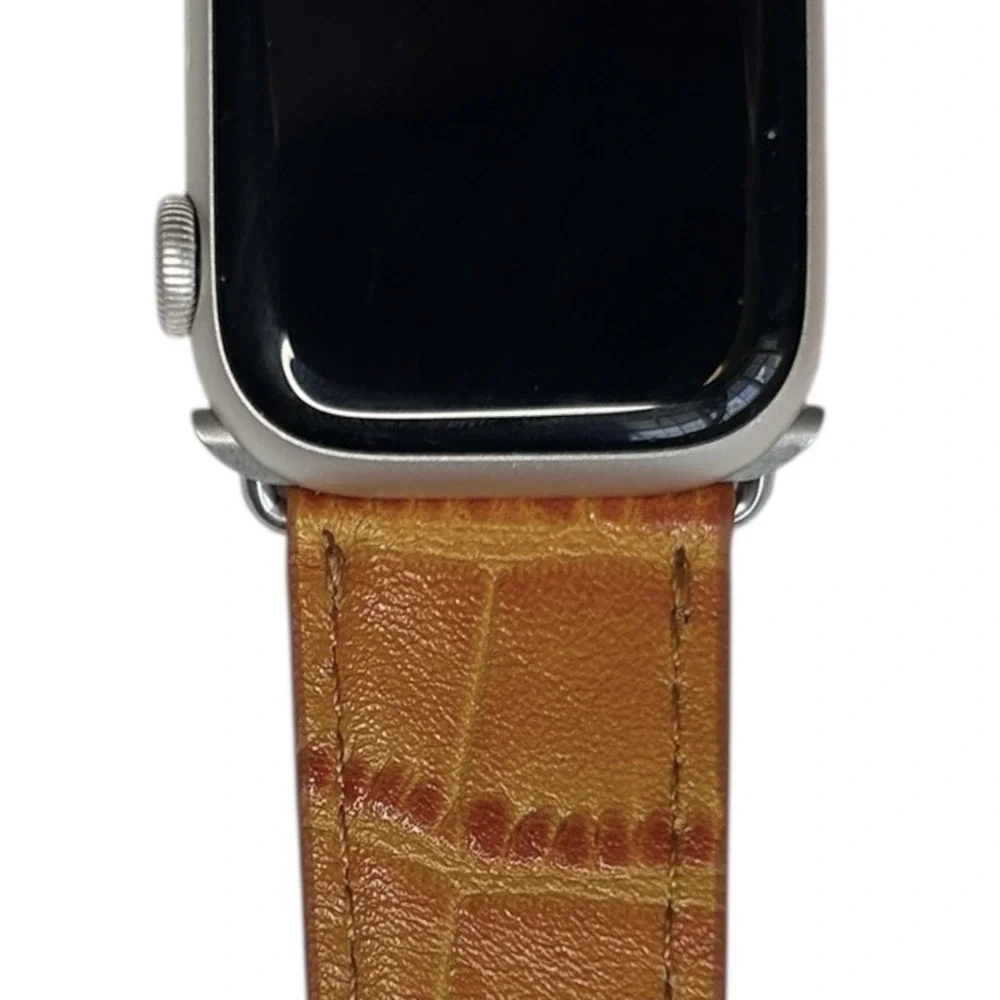 LEATHER Replacement Strap for Apple Watch 38mm 40mm 41mm CROC Embossed NWOT